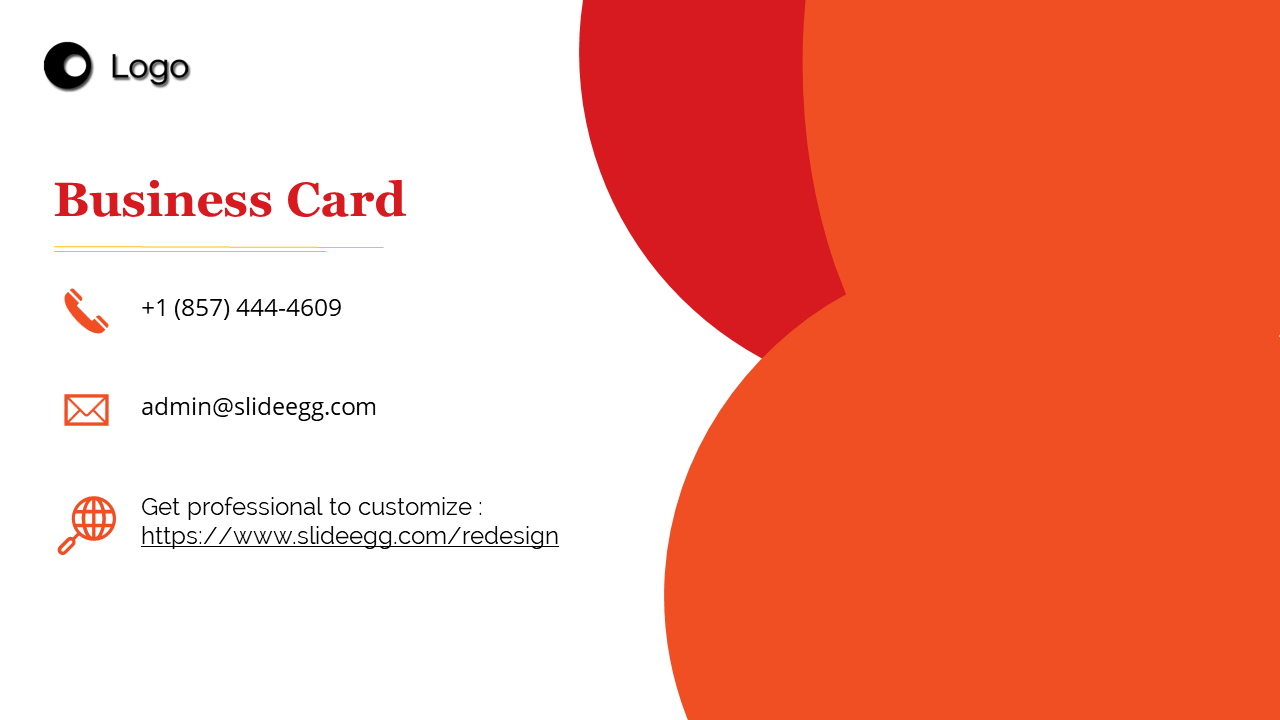 Free - Download Business Card Template Slide Presentation